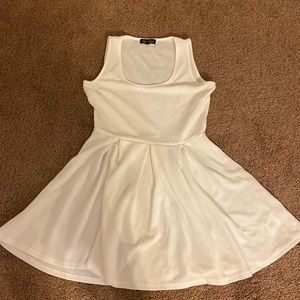 Women’s White Mark Fit & Flare Mini Dress